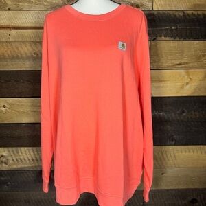 Carhartt Bright Coral Long Sleeve Top